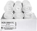 Aluf Plastics High Density Trash Bags, 60 Gallon, 17 Micron, by AlufPlastics