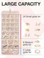 BAGSMART Hanging Jewelry Organizer Storage Roll - Image 3