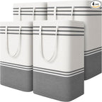 4 Pack Large Laundry Baskets, Laundry Hampers, Freestanding Waterproof by EpicTotes