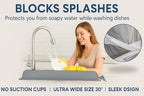 30 inch Premium Kitchen Sink Silicone Water Splash Guard SIZE UPGRADE 30" and - Image 9