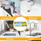 2 Pack Sunflower Field Sink Faucet Absorbing Mat Sunflowers Blooming Super - Image 7