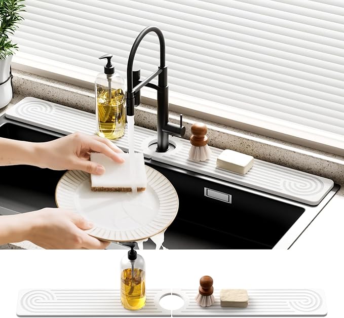 Quick Dry Sink Splash Guard by SlowSLog