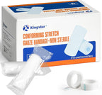 Gauze Rolls Bandages 3" x 4.1yds, Conforming Stretch Gauze Bandage 6 Inch by Kingstar