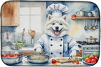 Caroline's Treasures DAC6187DDM American Eskimo The Chef Dish Drying Mat by CarolinesTreasures