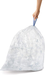 simplehuman Code B 90 Count, Dispenser Pack Custom Fit Liners, Drawstring Trash - Image 4