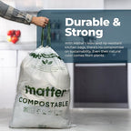 Matter Compostable 13 Gallon Tall Kitchen Trash Bags - Image 2