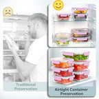 12 Pack Glass Meal Prep Food Storage Containers - Image 5