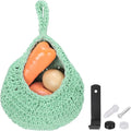 uxcell Hanging Fruit Baskets for Kitchen, Hand-Woven Wall Hanging Storage Jute by uxcell