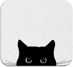 Black Cat Dish Drying Mat by Unknown