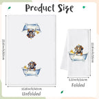 GROBRO7 Funny Dachshund Hand Towel - Image 2