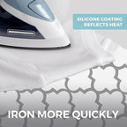 HOME GENIE Ironing Board Cover, Extra Thick Padding, Scorch Resistant Silicone - Image 2