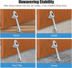 Ancable 12-Pack Door Stopper Replacement Tips, Heavy Duty Kickdown Door Stop - Image 6