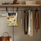2 Pcs Sunflowers Print Clothespin Bag, Laundry Hanging Bag Fits Clothes Lines - Image 4