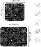 Halloween Spooky Spider Web Dish Drying Mat - Image 3