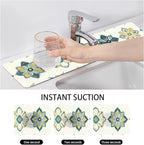 Bimkole 2 PCS Faucet Absorbent Mat, Kitchen Faucet Sink Splash Guard Wraparound - Image 4