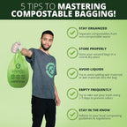 Simply Bio 3 Gallon Compostable Trash Bags Liners - Image 8