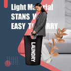 Caroeas 90L Laundry Basket, Waterproof Laundry Hamper, Laundry Bag - Image 3