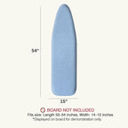 Ironing Board Cover and Pad 15"x54" Extra Thick Natural Cotton, Scorch and - Image 2