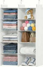 White 5-Tier Hanging Closet Storage Organizer by ALLTIDYUP