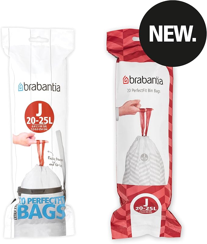 Brabantia PerfectFit Trash Bags High Quality Thick Plastic Trash Can Liners - Image 4