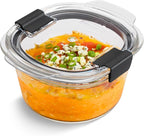 Rubbermaid Brilliance® Glass Round Leak-Proof 6-Piece Set Food Storage - Image 5