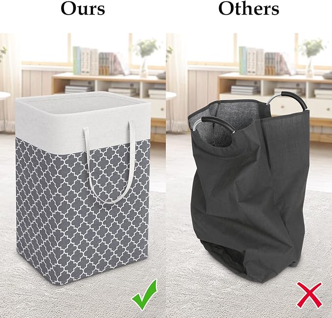 StorageRight Laundry Basket Hamper Large Collapsible Laundry Hamper - Image 5