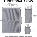Silicone Dish Drying Mat, Stone Drying Mat - Image 2