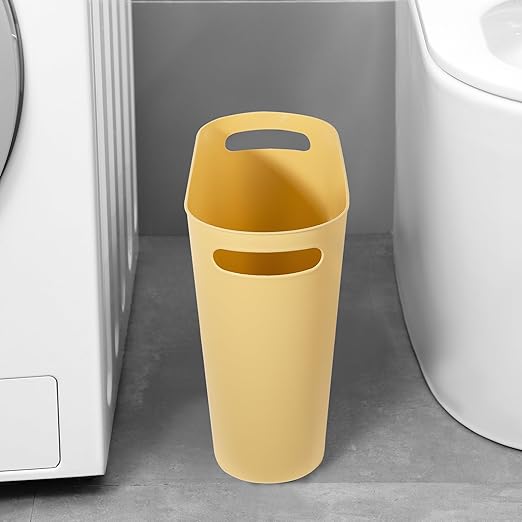 rejomiik Small Trash Can, 3.5 Gallon Slim Garbage Can Plastic Waste Basket - Image 3