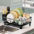 Iron Dish Drying Rack with Drainboard Dish Drainers by AIDERLY