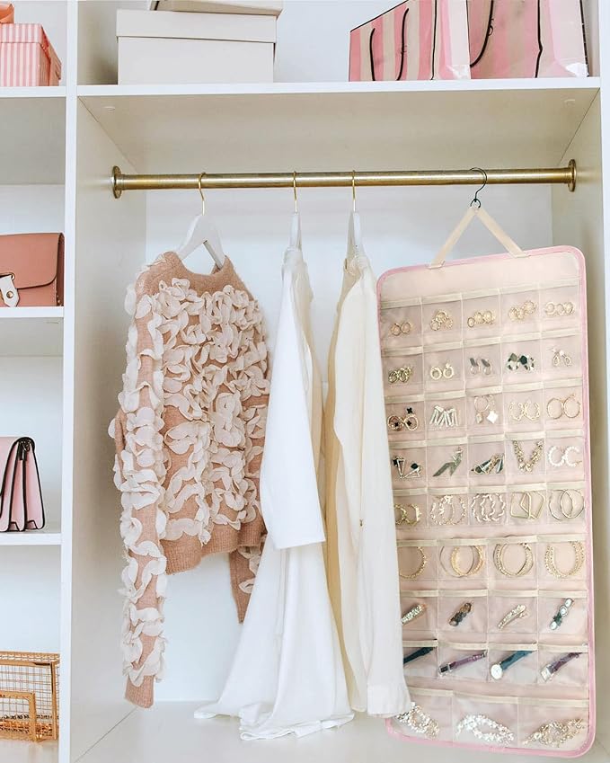 BAGSMART Hanging Jewelry Organizer Storage Roll - Image 7
