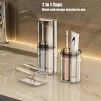 2Pcs Toothbrush Cup Toothbrush Travel Case, Travel Toothbrush Holder Case - Image 3