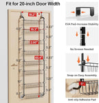 Delamu Over The Door Pantry Organizer, 8-Tier Pantry Door Organizers and Storage - Image 2