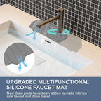 Sink Drain Mat - Unilateral Faucet Guard - Image 7