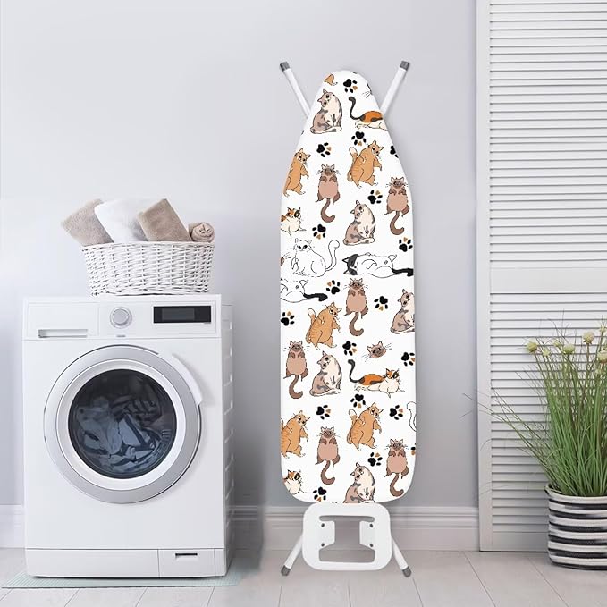 Iron Board Cover Standard Size, Ironing Board Cover, Cat Print Ironing Board - Image 3