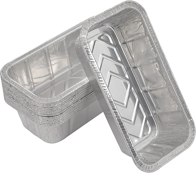 Loaf Pans 2Lb Heavy Duty Disposable Aluminum Foil Premium Bread Tins Standard by Waytiffer