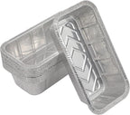 Loaf Pans 2Lb Heavy Duty Disposable Aluminum Foil Premium Bread Tins Standard by Waytiffer
