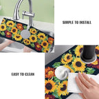 Sink Faucet Absorbing Mat, 2 Pack Drying Mat Around Faucet Sink Splash Guard - Image 6