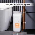 MOPALL Small Bathroom Trash Can - Image 2