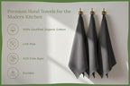 Organic Cotton Gray Tea Towels - Image 3