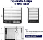 Roll Up Dish Drying Rack, Expandable Over The Sink Dish Drainer, Stainless - Image 3