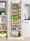 Delamu Over The Door Pantry Organizer, 9-Tier Pantry Door Organizers and Storage by DELAMU