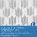 Muchfun 3Pcs Durable Honeycomb Mesh Laundry Bags - Image 3