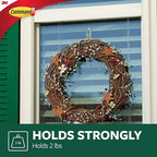 Command Outdoor Medium Clear Wall Hook, 5 Hooks and 6 Strips, Damage-Free - Image 3