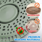 zaa Shower Drain Hair Catcher, 2 Pack Premium Silicone Drain Protector & Shower - Image 4