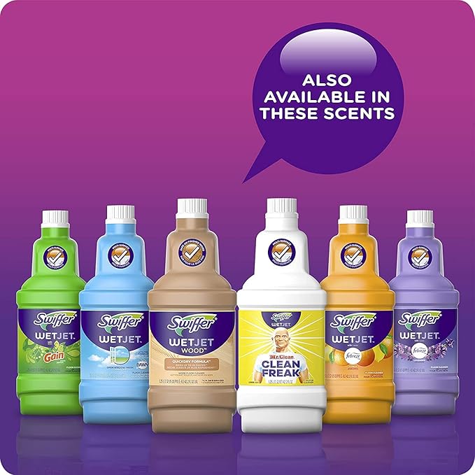 Swiffer WetJet Floor and Hardwood Multi-Surface Cleaner Solution Refills - Image 7