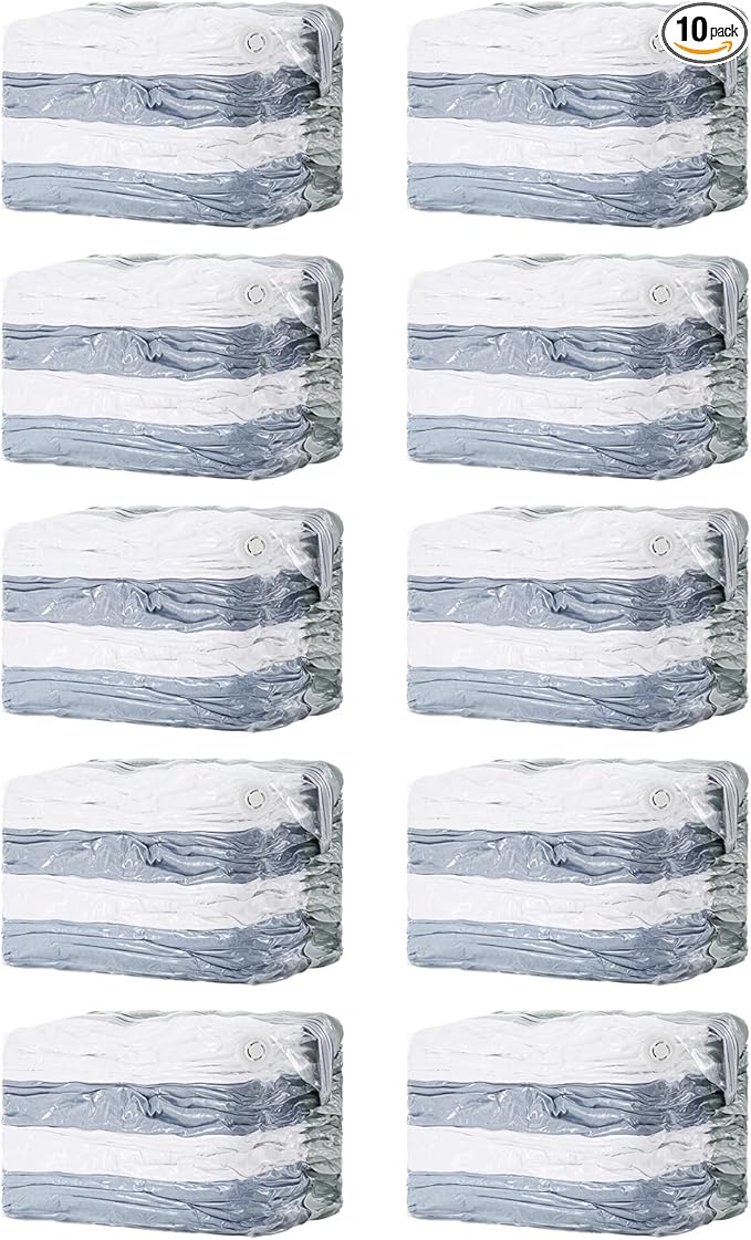 TAILI 10 Pack Vacuum Storage Bags, Space Saver Bags, Jumbo Cube 31x40x15 Inch by TAILI