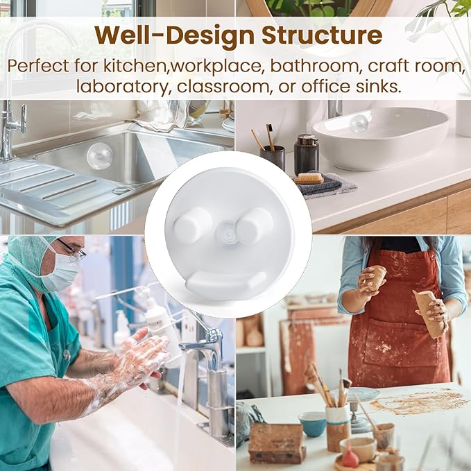 Sponge Holder, Sink Caddy w/Suction Cup Installation, Sponge Organizer - Image 7