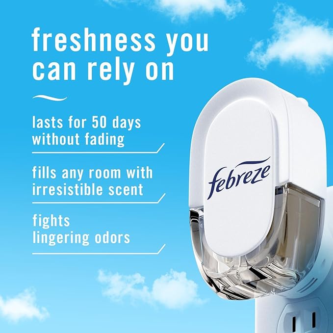 Febreze Plug In Air Freshener, Odor-Fighting Scented Oil Refill, Air Fresheners - Image 2