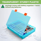 Battery Organizer Storage Holder- Batteries Case Containers Box - Image 3