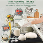 Roll Up Dish Drying Rack Over The Sink Kitchen Roll Up Sink Drying Rack - Image 3